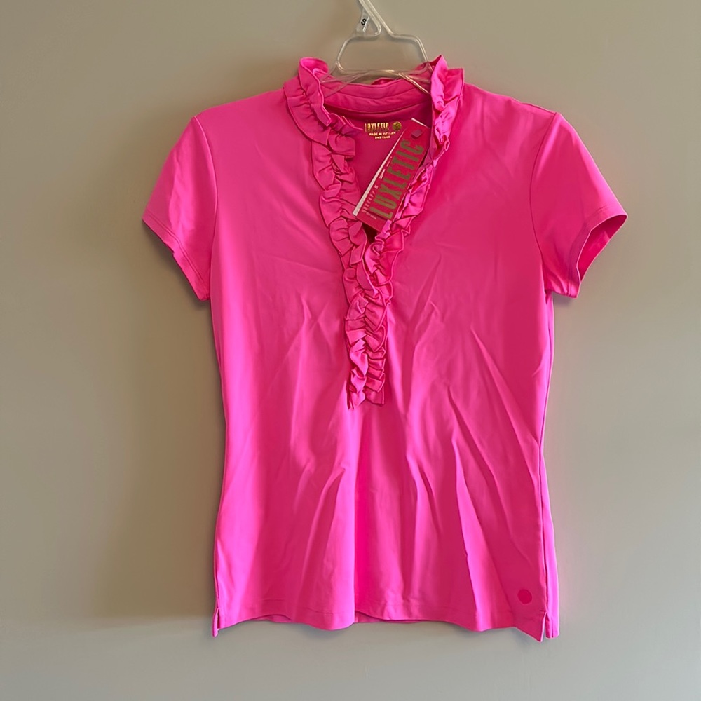 NEW with tags on, Lilly Pulitzer Luxletic shirt
